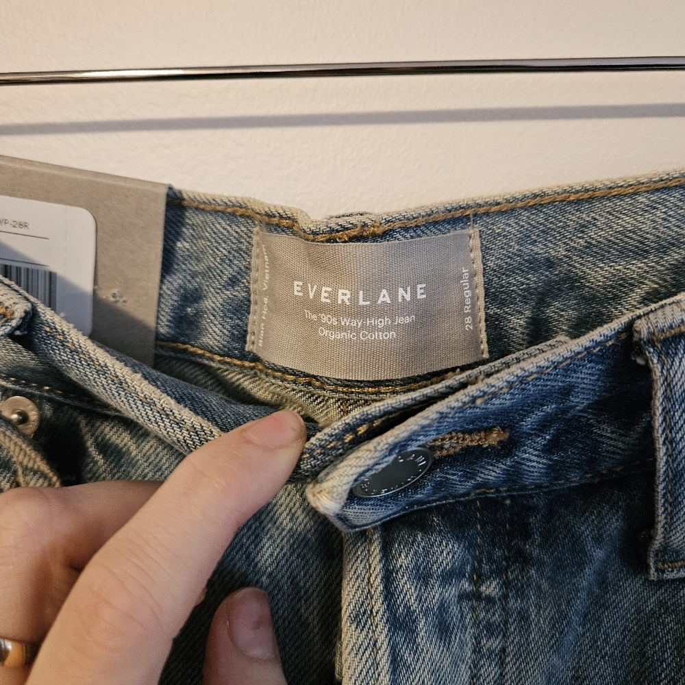 NWT Everlane The 90's Way High Painter Jeans - Picture 4 of 8